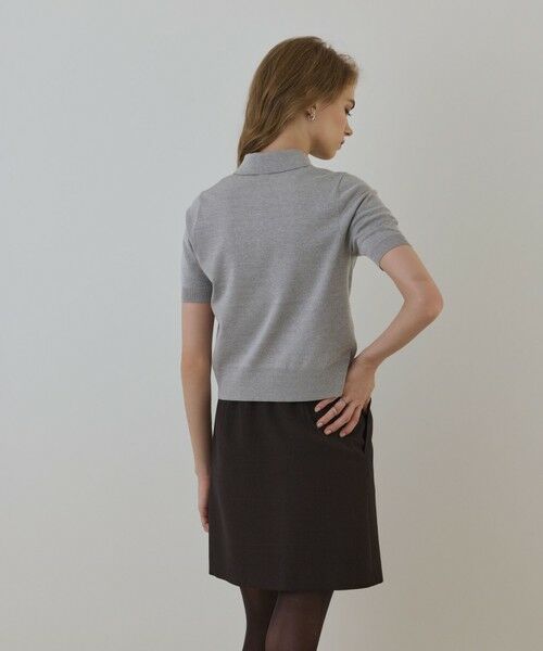 GRACE CONTINENTAL / グレースコンチネンタル その他トップス | バイカラーポロニットトップ | 詳細22