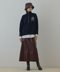 GRACE CONTINENTAL / グレースコンチネンタル ニット・セーター | ハーフジップニットトップ