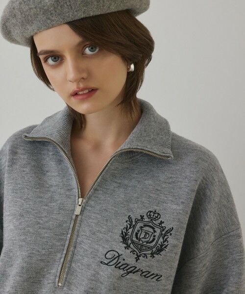 GRACE CONTINENTAL / グレースコンチネンタル ニット・セーター | ハーフジップニットトップ | 詳細12