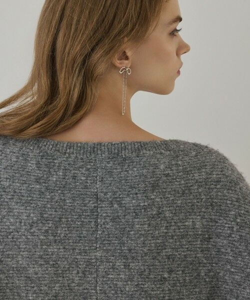 GRACE CONTINENTAL / グレースコンチネンタル ニット・セーター | レースドルマンニットトップ | 詳細9