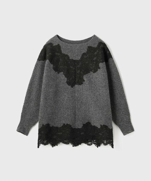 GRACE CONTINENTAL / グレースコンチネンタル ニット・セーター | レースドルマンニットトップ | 詳細16