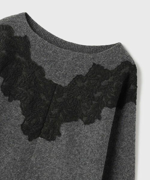 GRACE CONTINENTAL / グレースコンチネンタル ニット・セーター | レースドルマンニットトップ | 詳細18