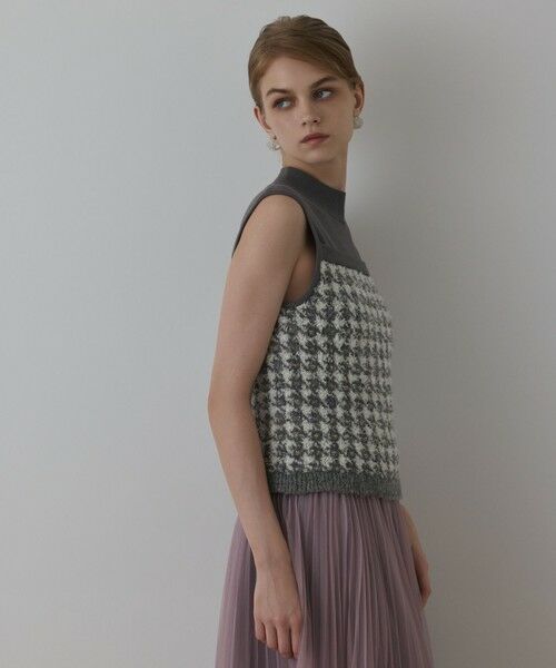 GRACE CONTINENTAL / グレースコンチネンタル ニット・セーター | ツイードベアニットトップ | 詳細8