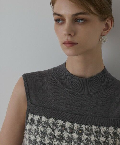GRACE CONTINENTAL / グレースコンチネンタル ニット・セーター | ツイードベアニットトップ | 詳細9