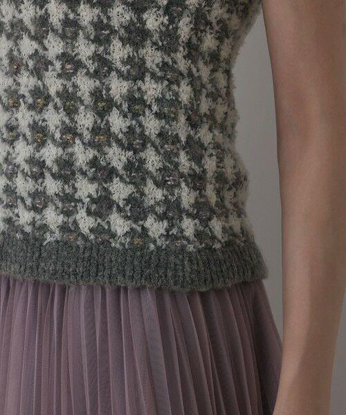 GRACE CONTINENTAL / グレースコンチネンタル ニット・セーター | ツイードベアニットトップ | 詳細10