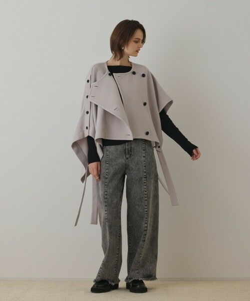 GRACE CONTINENTAL / グレースコンチネンタル ポンチョ | ライトビーバーポンチョ | 詳細2