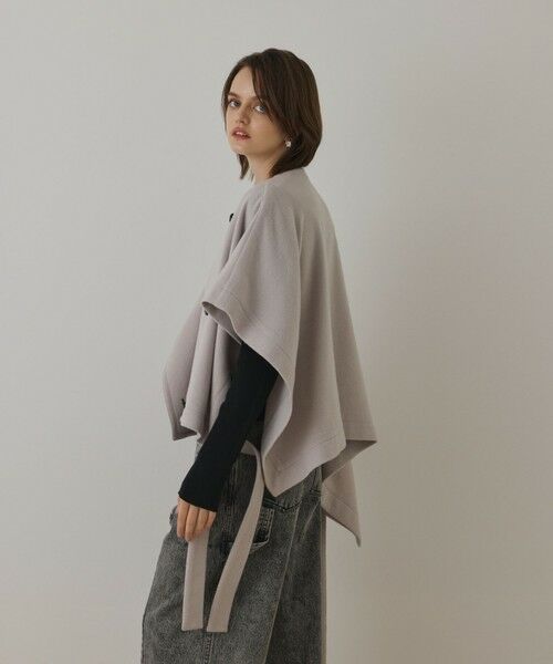 GRACE CONTINENTAL / グレースコンチネンタル ポンチョ | ライトビーバーポンチョ | 詳細4
