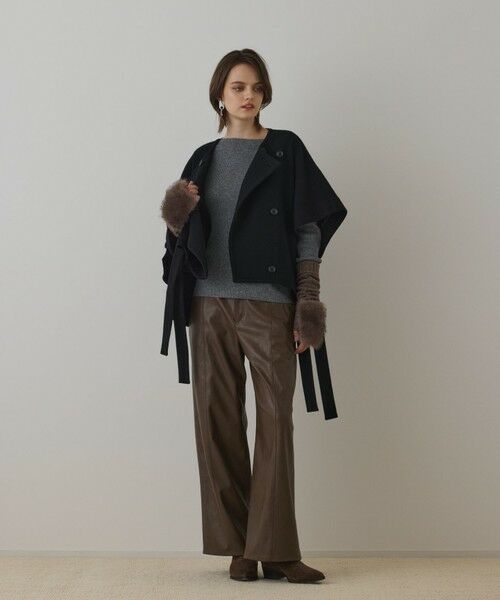 GRACE CONTINENTAL / グレースコンチネンタル ポンチョ | ライトビーバーポンチョ | 詳細8