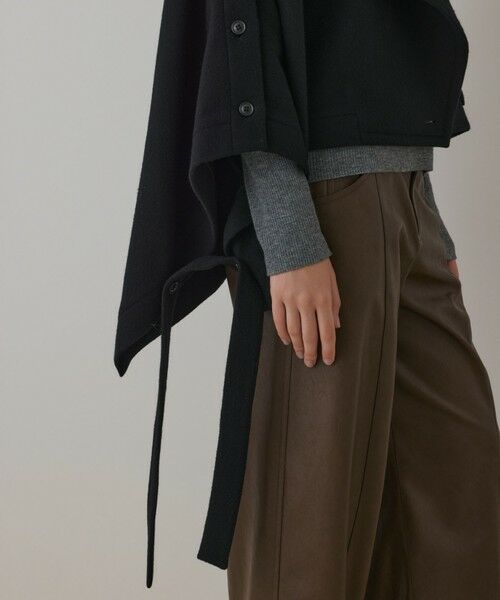 GRACE CONTINENTAL / グレースコンチネンタル ポンチョ | ライトビーバーポンチョ | 詳細15