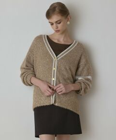 GRACE CONTINENTAL / グレースコンチネンタル カーディガン・ボレロ | グリッターニットカーディガン