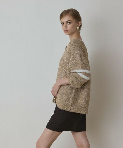 GRACE CONTINENTAL / グレースコンチネンタル カーディガン・ボレロ | グリッターニットカーディガン | 詳細8