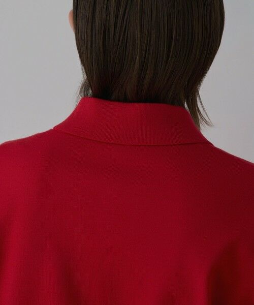 GRACE CONTINENTAL / グレースコンチネンタル カーディガン・ボレロ | バイカラーロゴニットカーディガン | 詳細5