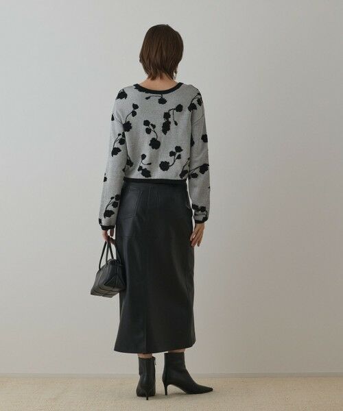 GRACE CONTINENTAL / グレースコンチネンタル カーディガン・ボレロ | フクレジャガードニットカーディガン | 詳細1