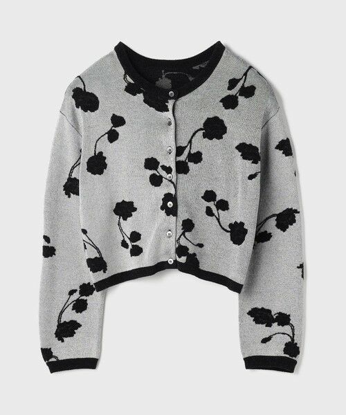 GRACE CONTINENTAL / グレースコンチネンタル カーディガン・ボレロ | フクレジャガードニットカーディガン | 詳細10