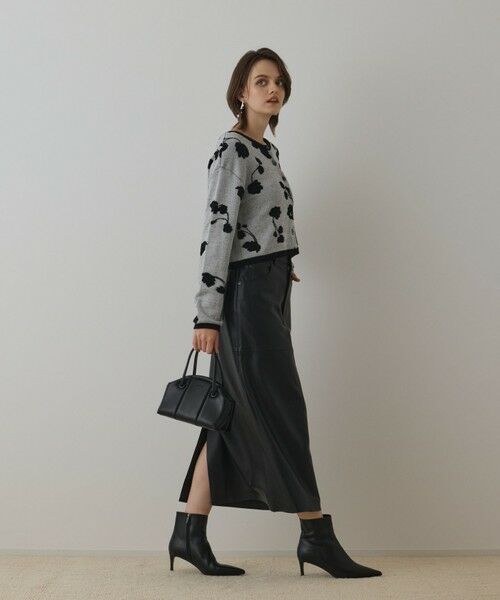 GRACE CONTINENTAL / グレースコンチネンタル カーディガン・ボレロ | フクレジャガードニットカーディガン | 詳細2