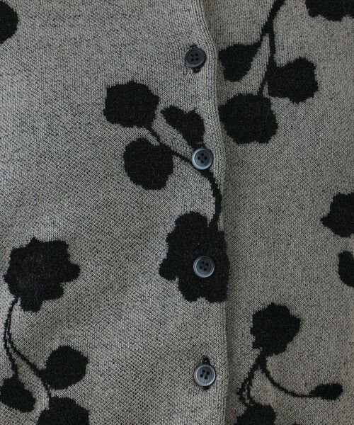 GRACE CONTINENTAL / グレースコンチネンタル カーディガン・ボレロ | フクレジャガードニットカーディガン | 詳細6