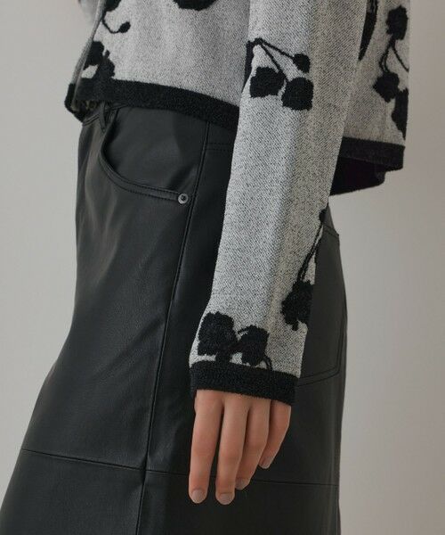 GRACE CONTINENTAL / グレースコンチネンタル カーディガン・ボレロ | フクレジャガードニットカーディガン | 詳細7