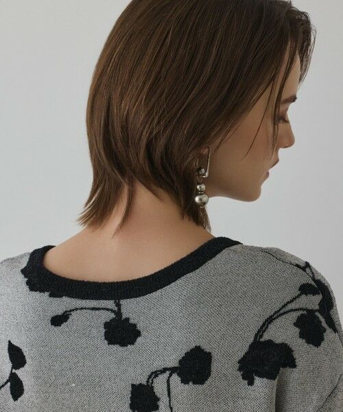 GRACE CONTINENTAL / グレースコンチネンタル カーディガン・ボレロ | フクレジャガードニットカーディガン | 詳細8