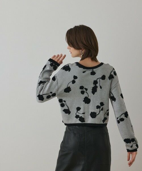 GRACE CONTINENTAL / グレースコンチネンタル カーディガン・ボレロ | フクレジャガードニットカーディガン | 詳細9