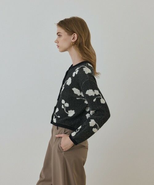 GRACE CONTINENTAL / グレースコンチネンタル カーディガン・ボレロ | フクレジャガードニットカーディガン | 詳細15