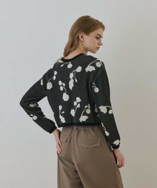 GRACE CONTINENTAL / グレースコンチネンタル カーディガン・ボレロ | フクレジャガードニットカーディガン | 詳細16
