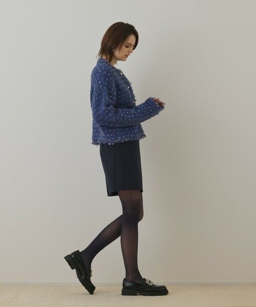 GRACE CONTINENTAL / グレースコンチネンタル カーディガン・ボレロ | ツイードニットショートカーディガン | 詳細3