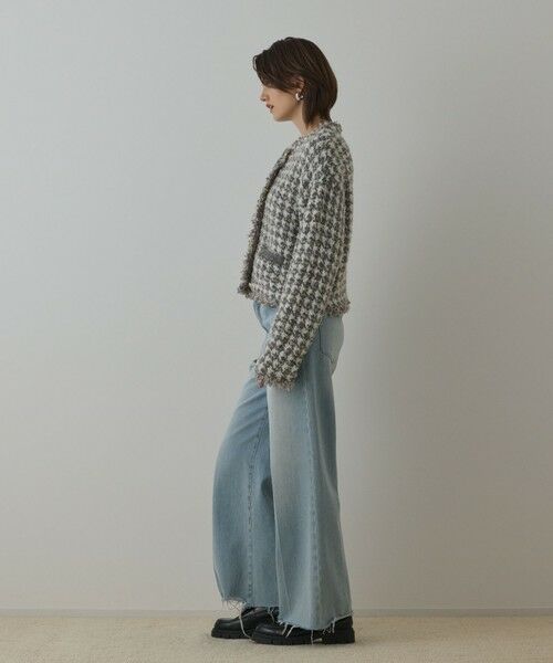 GRACE CONTINENTAL / グレースコンチネンタル カーディガン・ボレロ | ツイードニットショートカーディガン | 詳細9