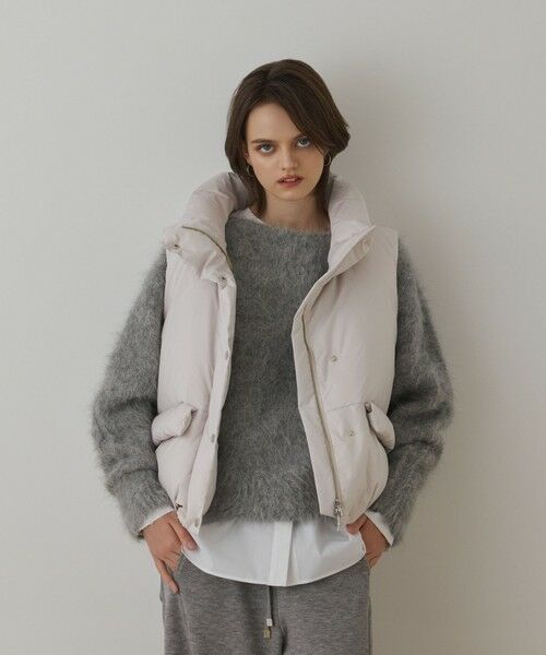 GRACE CONTINENTAL / グレースコンチネンタル ダウンジャケット・ベスト | スタンドカラーダウンベスト | 詳細4