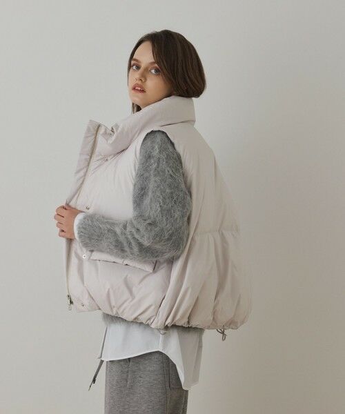 GRACE CONTINENTAL / グレースコンチネンタル ダウンジャケット・ベスト | スタンドカラーダウンベスト | 詳細5