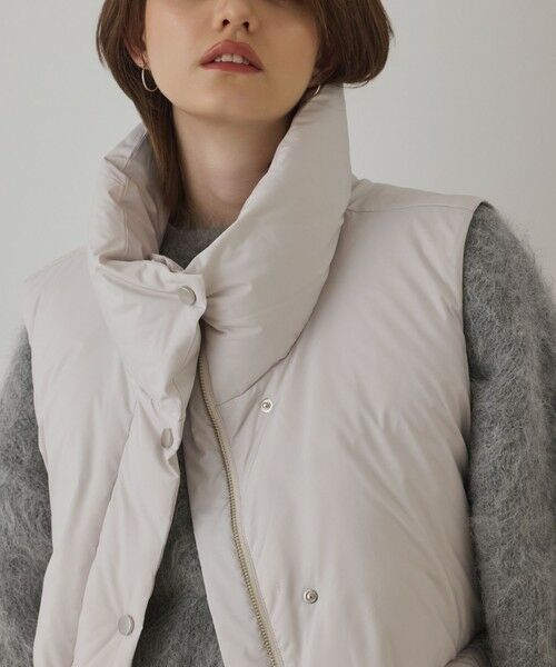 GRACE CONTINENTAL / グレースコンチネンタル ダウンジャケット・ベスト | スタンドカラーダウンベスト | 詳細7