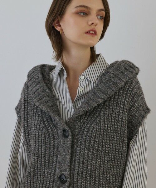 GRACE CONTINENTAL / グレースコンチネンタル ベスト | ラメニットベスト | 詳細4