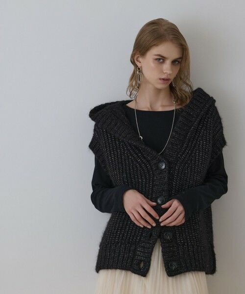 GRACE CONTINENTAL / グレースコンチネンタル ベスト | ラメニットベスト | 詳細15