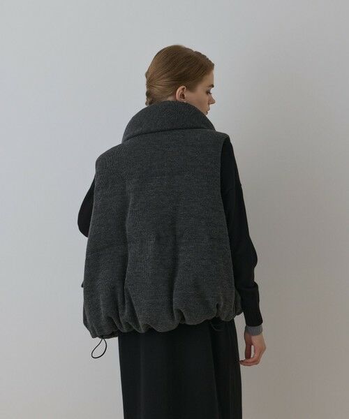 GRACE CONTINENTAL / グレースコンチネンタル ダウンジャケット・ベスト | スタンドニットダウンベスト | 詳細4