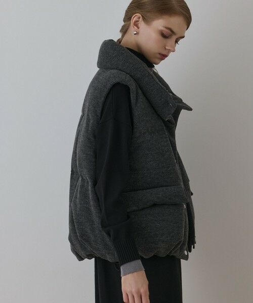 GRACE CONTINENTAL / グレースコンチネンタル ダウンジャケット・ベスト | スタンドニットダウンベスト | 詳細5