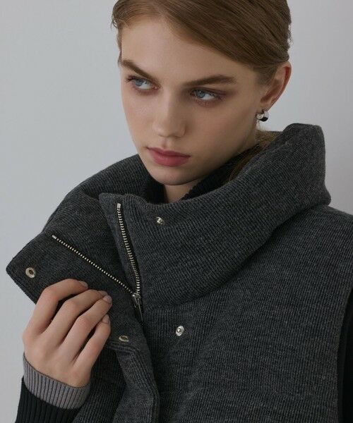 GRACE CONTINENTAL / グレースコンチネンタル ダウンジャケット・ベスト | スタンドニットダウンベスト | 詳細6