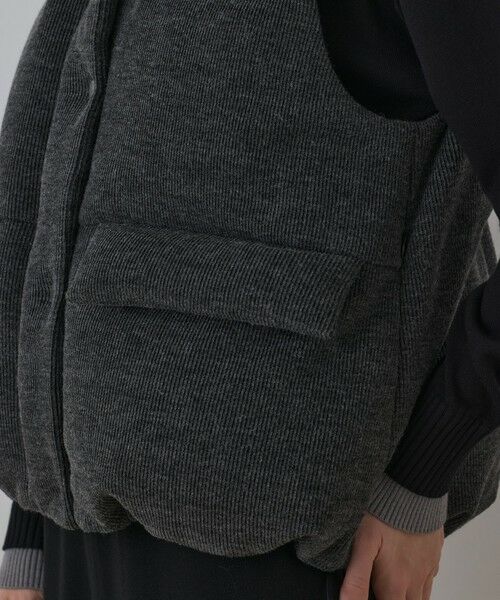 GRACE CONTINENTAL / グレースコンチネンタル ダウンジャケット・ベスト | スタンドニットダウンベスト | 詳細7