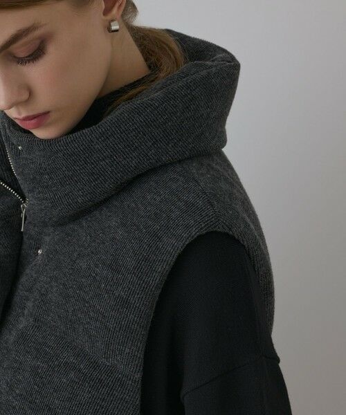 GRACE CONTINENTAL / グレースコンチネンタル ダウンジャケット・ベスト | スタンドニットダウンベスト | 詳細8