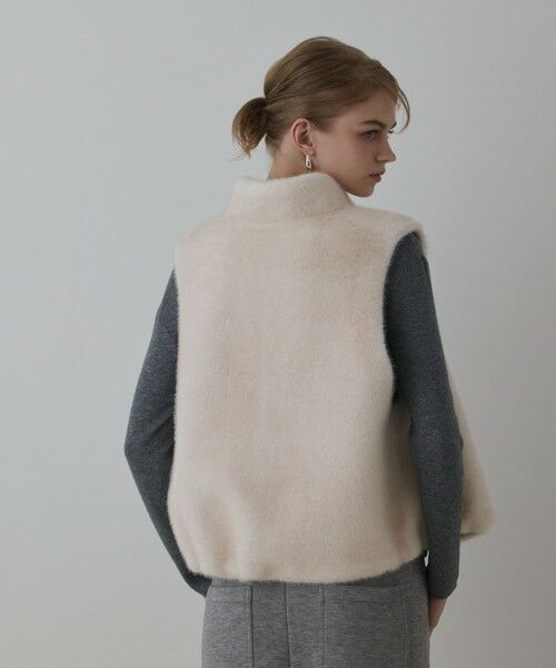 GRACE CONTINENTAL / グレースコンチネンタル ベスト | フェイクミンクベスト | 詳細5