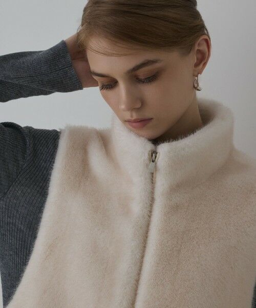 GRACE CONTINENTAL / グレースコンチネンタル ベスト | フェイクミンクベスト | 詳細7