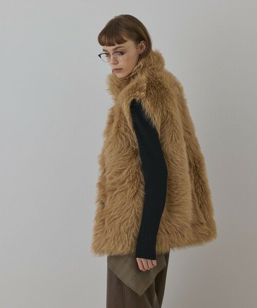 GRACE CONTINENTAL / グレースコンチネンタル その他アウター | URBANCODE 衿付きジレ | 詳細7