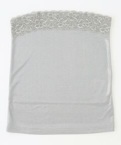 GRACE CONTINENTAL / グレースコンチネンタル キャミソール・チューブトップ | 箔プリントレースベアトップ