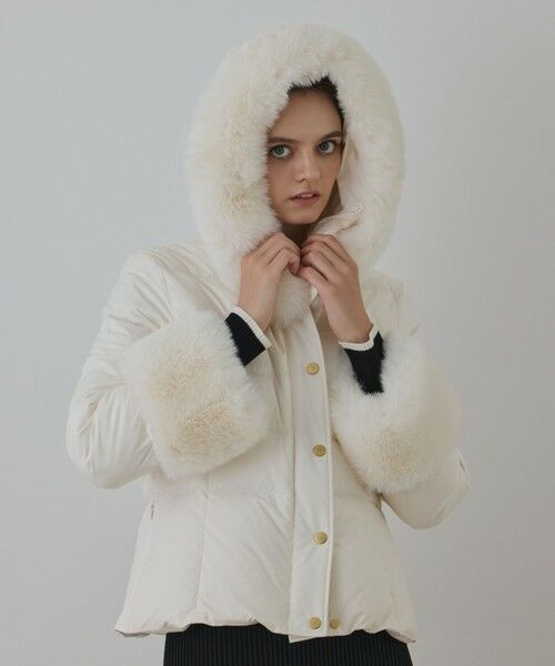 GRACE CONTINENTAL / グレースコンチネンタル ダウンジャケット・ベスト | エコファーショートダウンジャケット | 詳細1