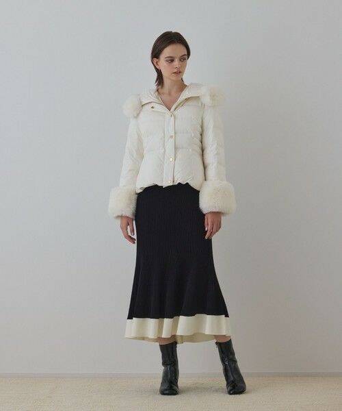 GRACE CONTINENTAL / グレースコンチネンタル ダウンジャケット・ベスト | エコファーショートダウンジャケット(キナリ)