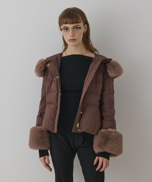 GRACE CONTINENTAL / グレースコンチネンタル ダウンジャケット・ベスト | エコファーショートダウンジャケット | 詳細12