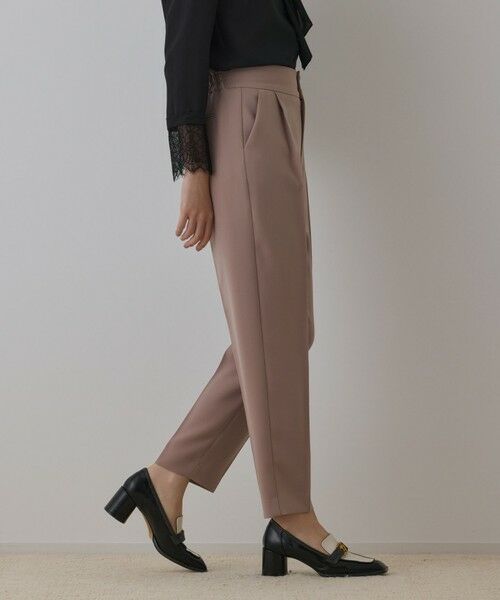 GRACE CONTINENTAL / グレースコンチネンタル その他パンツ | ハイウエストテーパードパンツ | 詳細4
