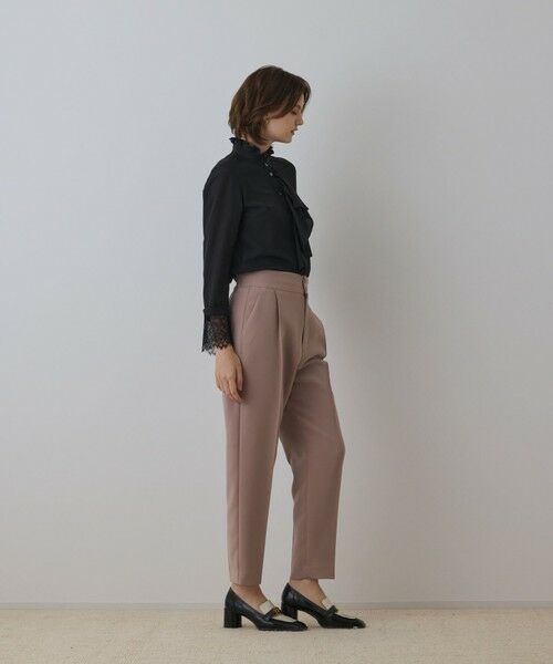 GRACE CONTINENTAL / グレースコンチネンタル その他パンツ | ハイウエストテーパードパンツ | 詳細8