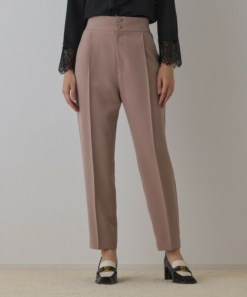 GRACE CONTINENTAL / グレースコンチネンタル その他パンツ | ハイウエストテーパードパンツ | 詳細1