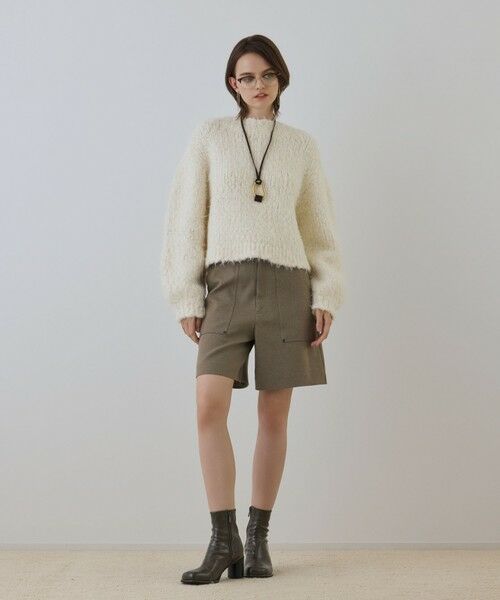 GRACE CONTINENTAL / グレースコンチネンタル その他パンツ | ツイーディーハーフパンツ | 詳細1