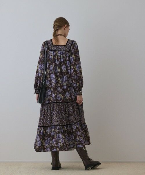 GRACE CONTINENTAL / グレースコンチネンタル ロング・マキシ丈ワンピース | ボタニカルティアードワンピース | 詳細2