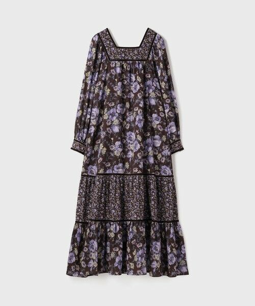 GRACE CONTINENTAL / グレースコンチネンタル ロング・マキシ丈ワンピース | ボタニカルティアードワンピース | 詳細6